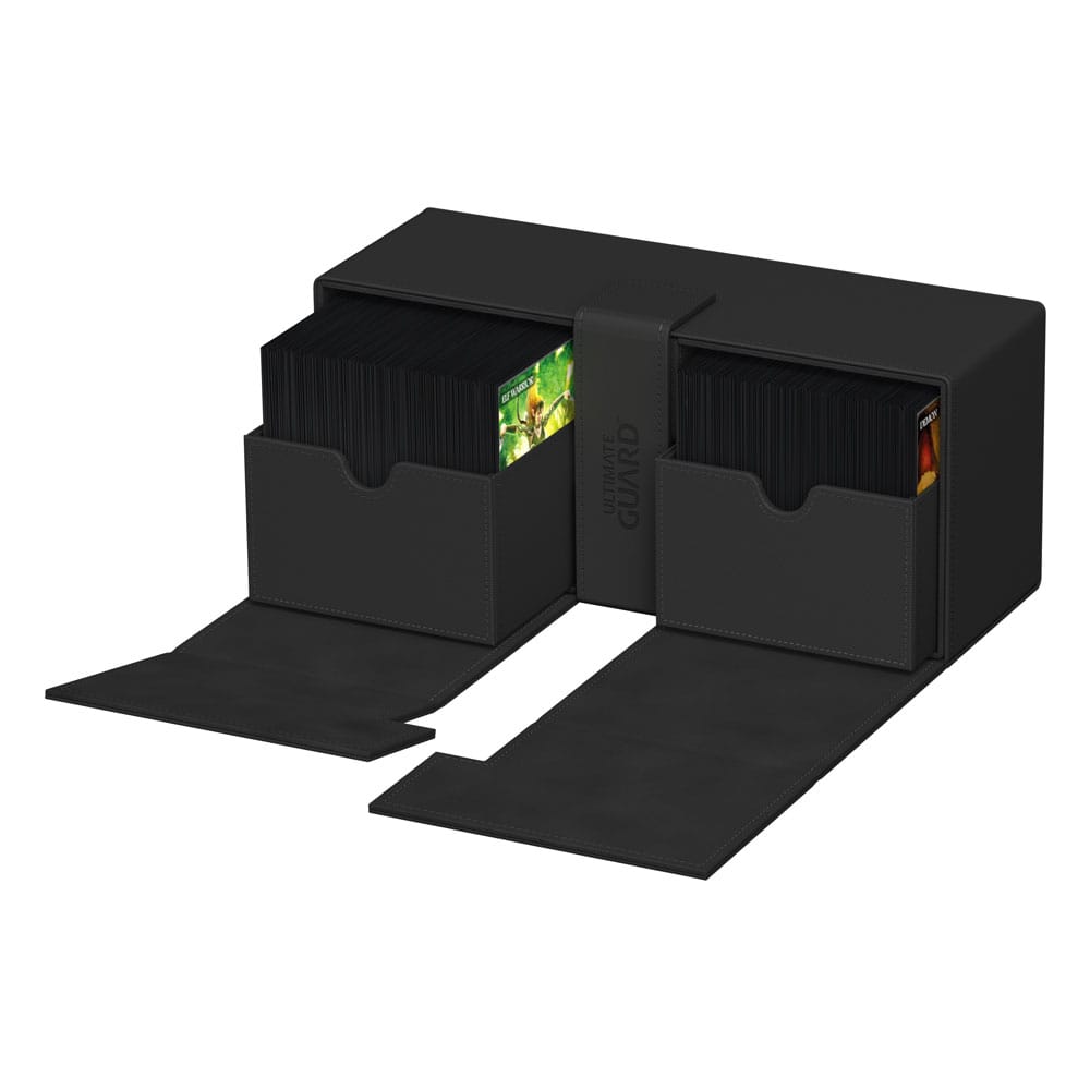 Ultimate Guard Twin Flip`n`Tray 266+ Xenoskin Schwarz - Versand: 5-7 Tage nach Bestellung