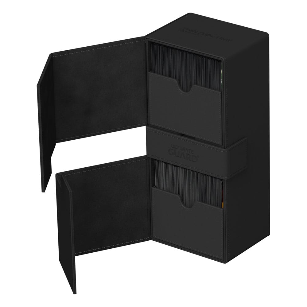 Ultimate Guard Twin Flip`n`Tray 266+ Xenoskin Schwarz - Versand: 5-7 Tage nach Bestellung