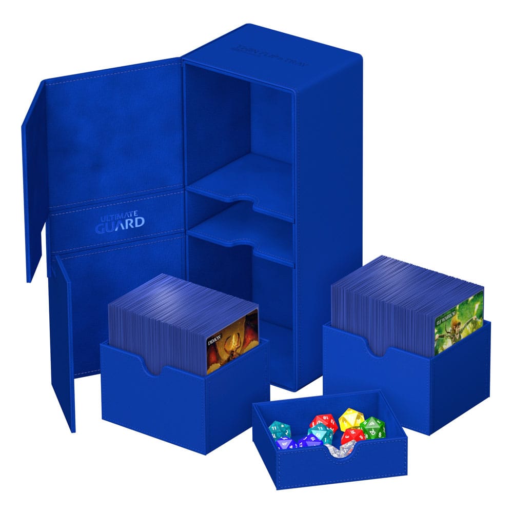 Ultimate Guard Twin Flip`n`Tray 266+ Xenoskin Blau - Versand: 5-7 Tage nach Bestellung