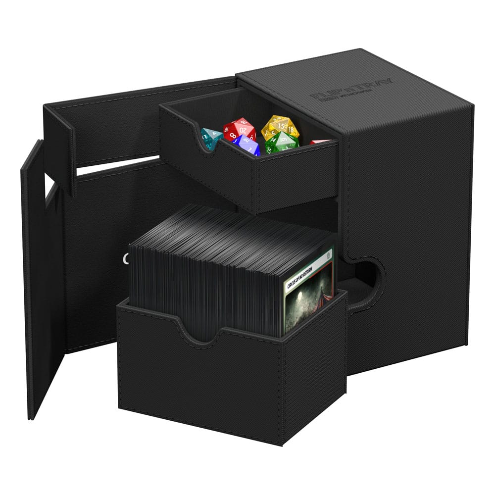 Ultimate Guard Flip`n`Tray 133+ XenoSkin Schwarz - Versand: 5-7 Tage nach Bestellung