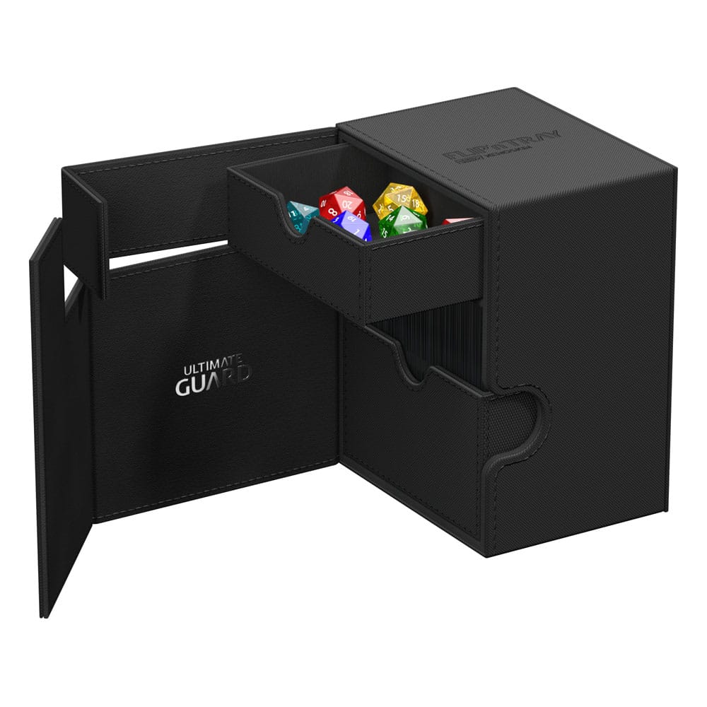 Ultimate Guard Flip`n`Tray 133+ XenoSkin Schwarz - Versand: 5-7 Tage nach Bestellung