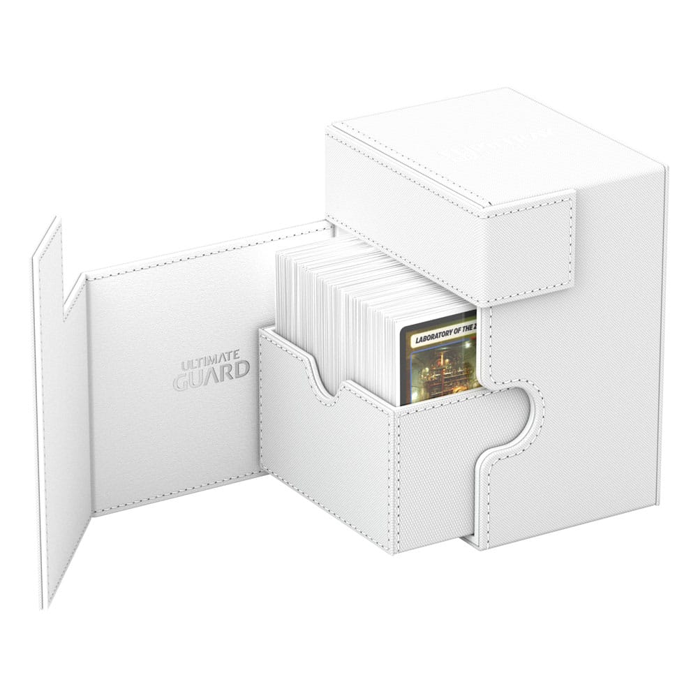 Ultimate Guard Flip`n`Tray 133+ XenoSkin Weiß - Versand: 5-7 Tage nach Bestellung