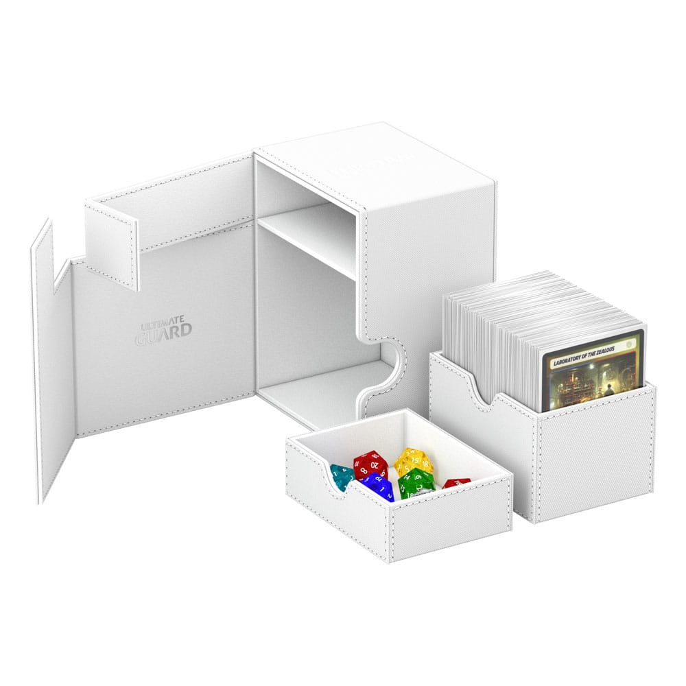 Ultimate Guard Flip`n`Tray 133+ XenoSkin Weiß - Versand: 5-7 Tage nach Bestellung