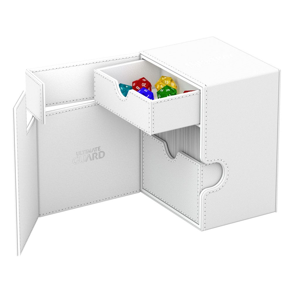 Ultimate Guard Flip`n`Tray 133+ XenoSkin Weiß - Versand: 5-7 Tage nach Bestellung