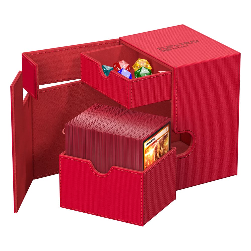 Ultimate Guard Flip`n`Tray 133+ XenoSkin Rot - Versand: 5-7 Tage nach Bestellung