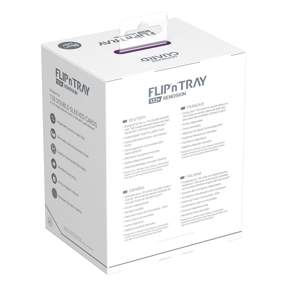 Ultimate Guard Flip`n`Tray 133+ XenoSkin Lila - Versand: 5-7 Tage nach Bestellung