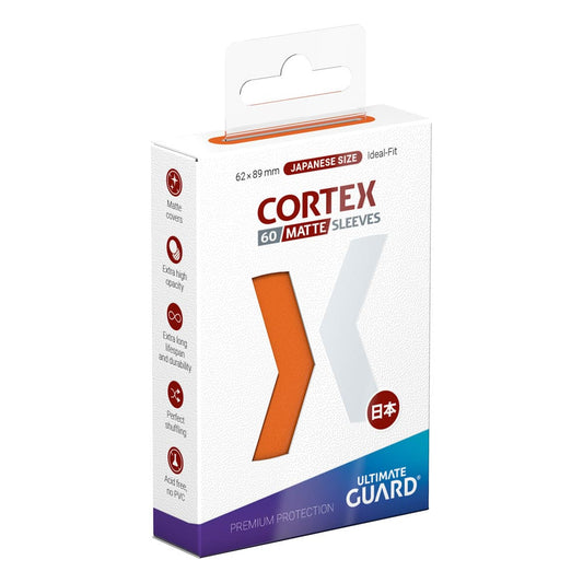 Ultimate Guard Cortex Sleeves Japanese Size Matte Orange (60) - Versand: 5-7 Tage nach Bestellung