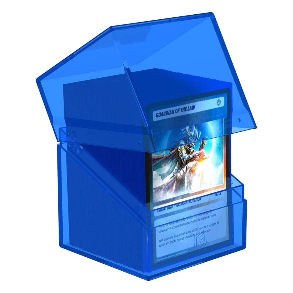 Ultimate Guard Boulder 100+ Clear - Sapphire - Versand: 5-7 Tage nach Bestellung