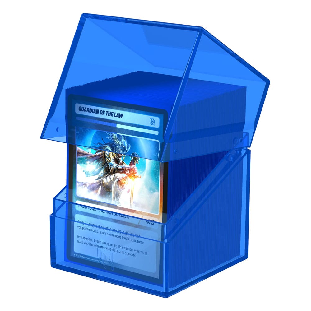 Ultimate Guard Boulder 100+ Clear - Sapphire - Versand: 5-7 Tage nach Bestellung