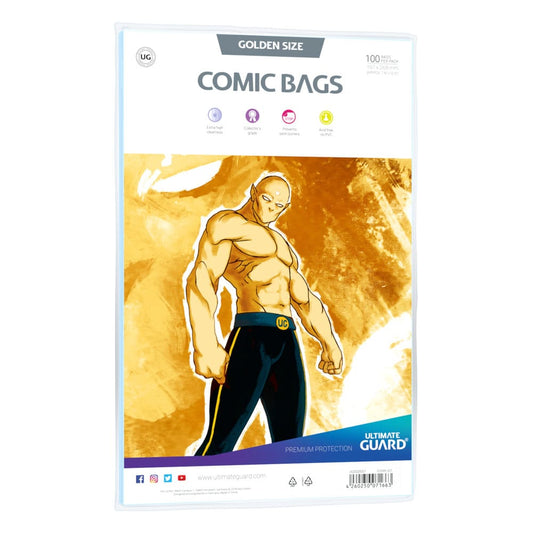 Ultimate Guard Comic Bags Golden Size (100) - Versand: 5-7 Tage nach Bestellung