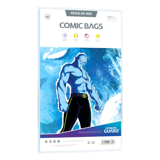 Ultimate Guard Comic Bags Regular Size (100) - Versand: 5-7 Tage nach Bestellung