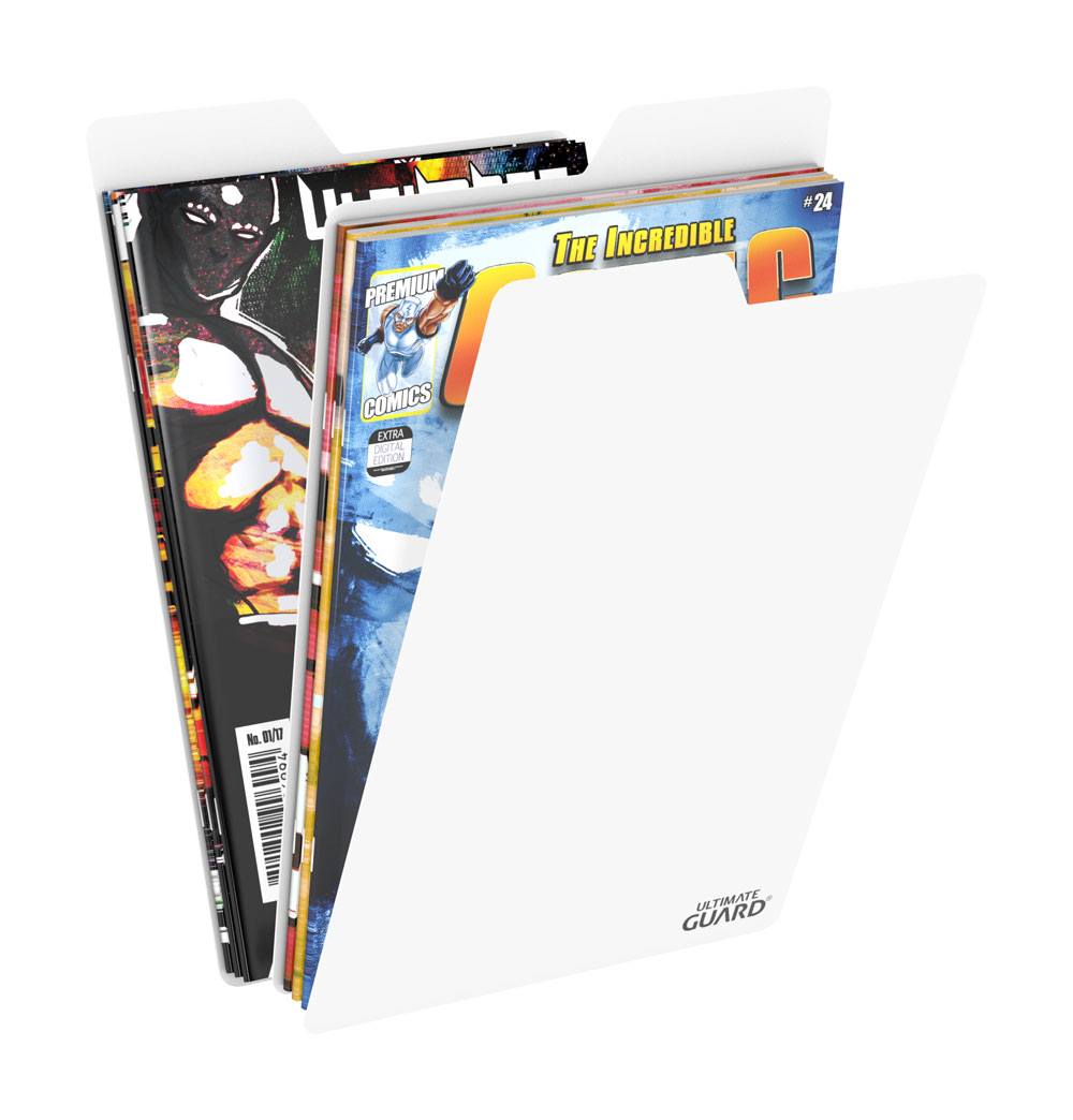 Ultimate Guard Premium Comic Book Dividers Weiß (25) - Versand: 5-7 Tage nach Bestellung