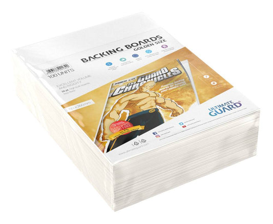 Ultimate Guard Comic Backing Boards Golden Size (100) - Versand: 5-7 Tage nach Bestellung