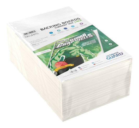 Ultimate Guard Comic Backing Boards Thick Current Size (100) - Versand: 5-7 Tage nach Bestellung