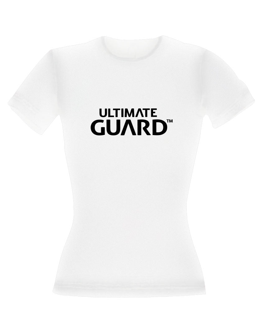 Ultimate Guard Girlie T-Shirt Wordmark Weiß Größe S - Versand: 7 Tage nach Bestellung