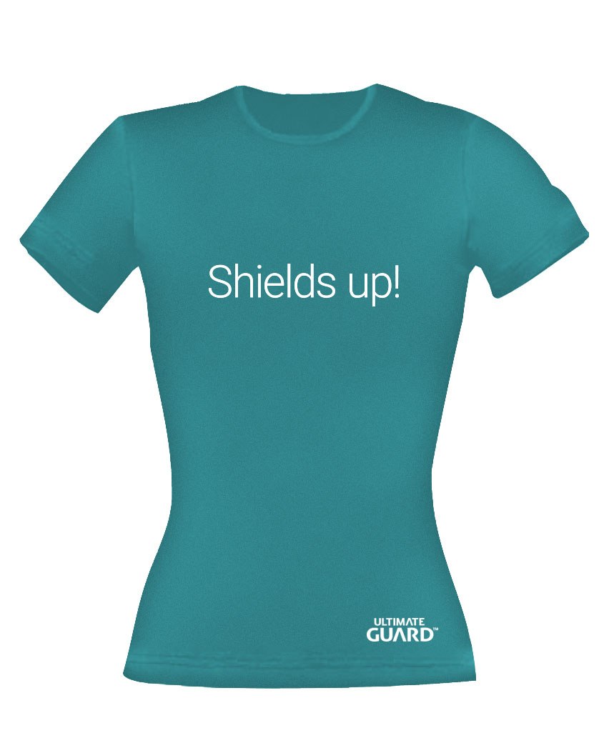 Ultimate Guard Girlie T-Shirt Shields Up! Petrolblau Größe XL - Versand: 5-7 Tage nach Bestellung