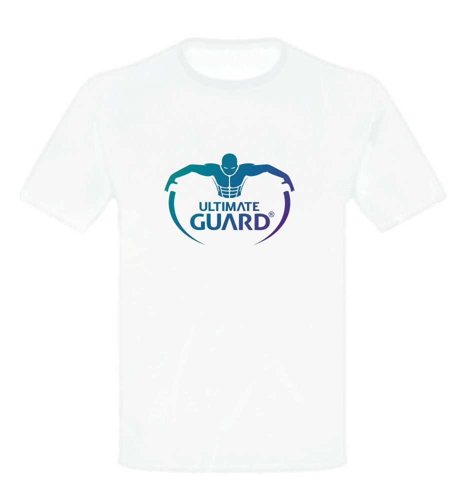 Ultimate Guard T-Shirt Logo Weiß Größe XXL - Versand: 5-7 Tage nach Bestellung