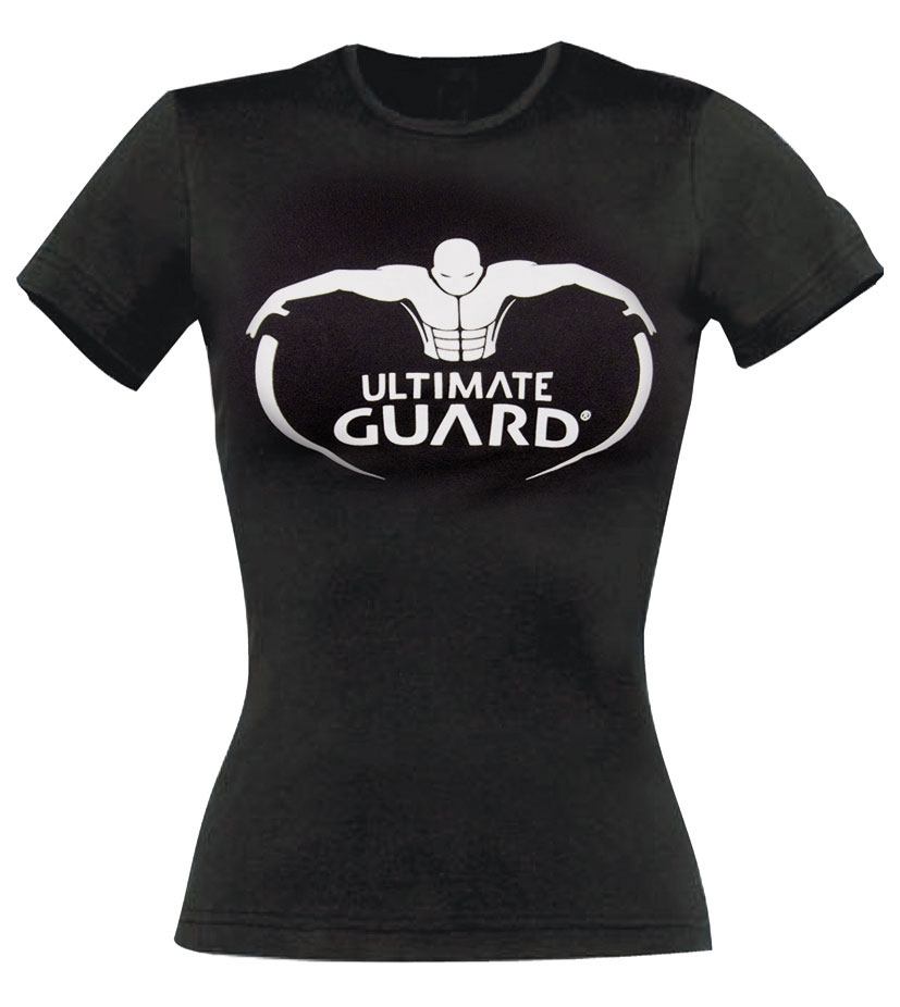 Ultimate Guard Girlie T-Shirt Logo Schwarz Größe M - Versand: 5-7 Tage nach Bestellung