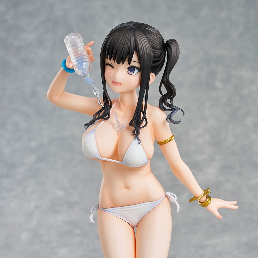 Original Illustration PVC Statue Kaede Illustration Miyuki Sasaki Summer Cloud White Bikini Ver. 25 cm - Versand: 5-7 Tage nach Bestellung