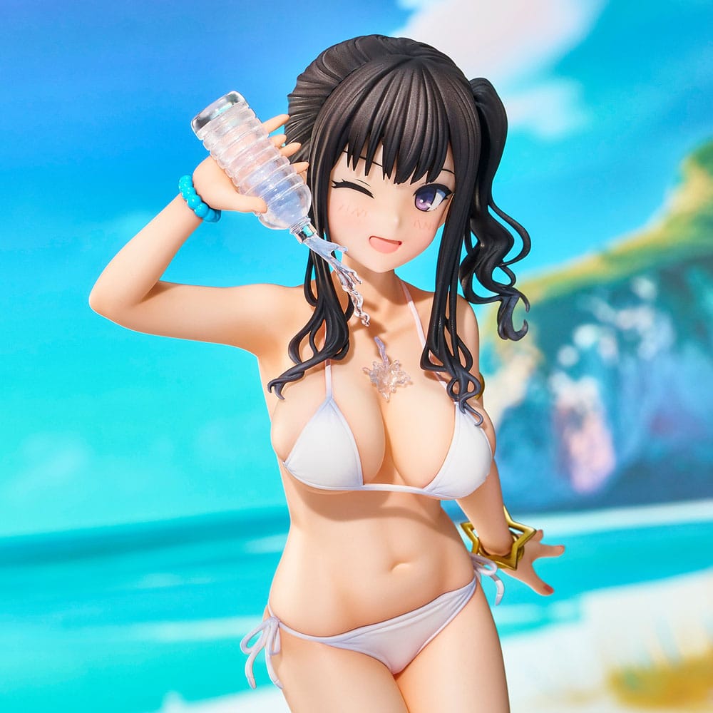 Original Illustration PVC Statue Kaede Illustration Miyuki Sasaki Summer Cloud White Bikini Ver. 25 cm - Versand: 5-7 Tage nach Bestellung
