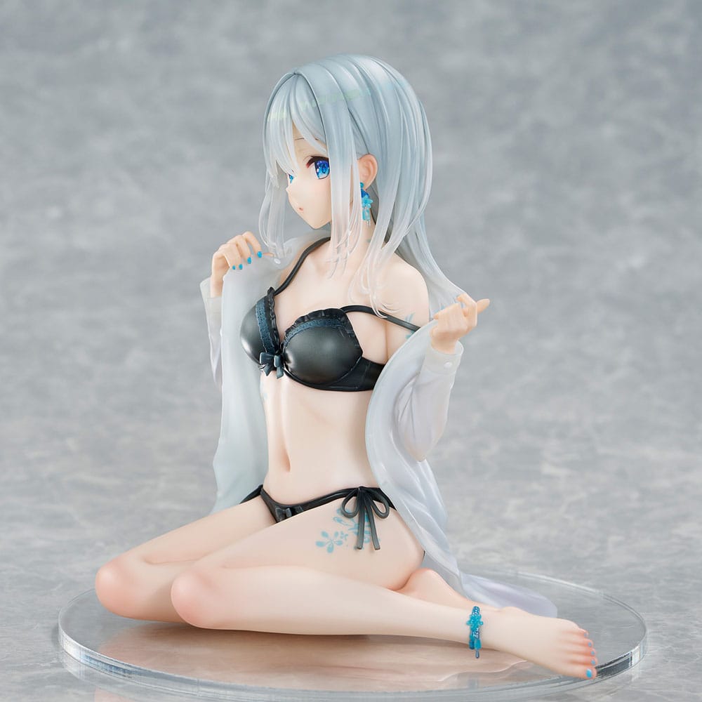 Original Character PVC Statue 1/7 Silver-Haired Girl Sky Blue Morning Special Outfit Ver. by Fuumi Illustration 16 cm - Preorder - ETA: 14.12.2025