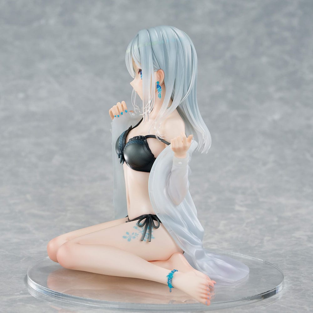 Original Character PVC Statue 1/7 Silver-Haired Girl Sky Blue Morning Special Outfit Ver. by Fuumi Illustration 16 cm - Preorder - ETA: 14.12.2025