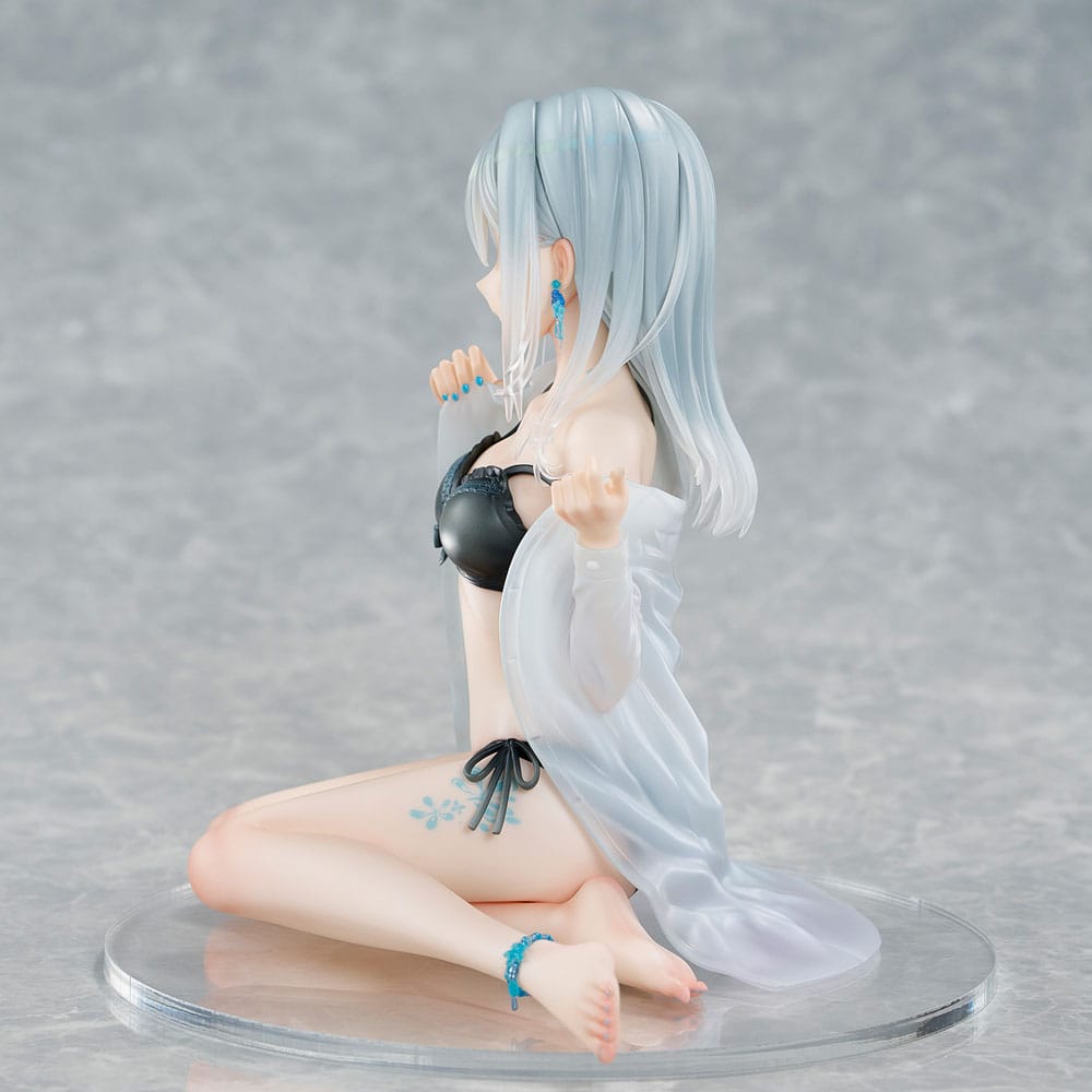 Original Character PVC Statue 1/7 Silver-Haired Girl Sky Blue Morning Special Outfit Ver. by Fuumi Illustration 16 cm - Preorder - ETA: 14.12.2025