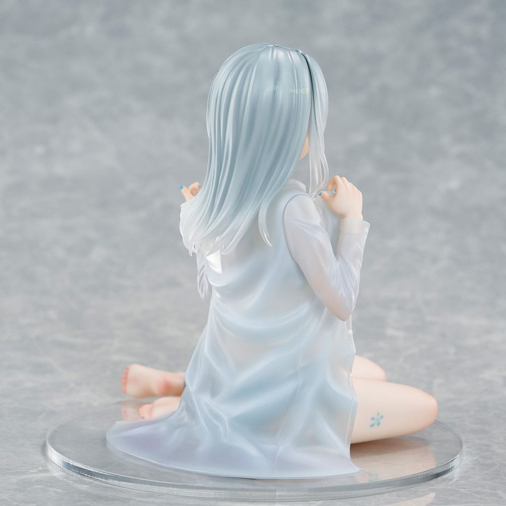 Original Character PVC Statue 1/7 Silver-Haired Girl Sky Blue Morning Special Outfit Ver. by Fuumi Illustration 16 cm - Preorder - ETA: 14.12.2025
