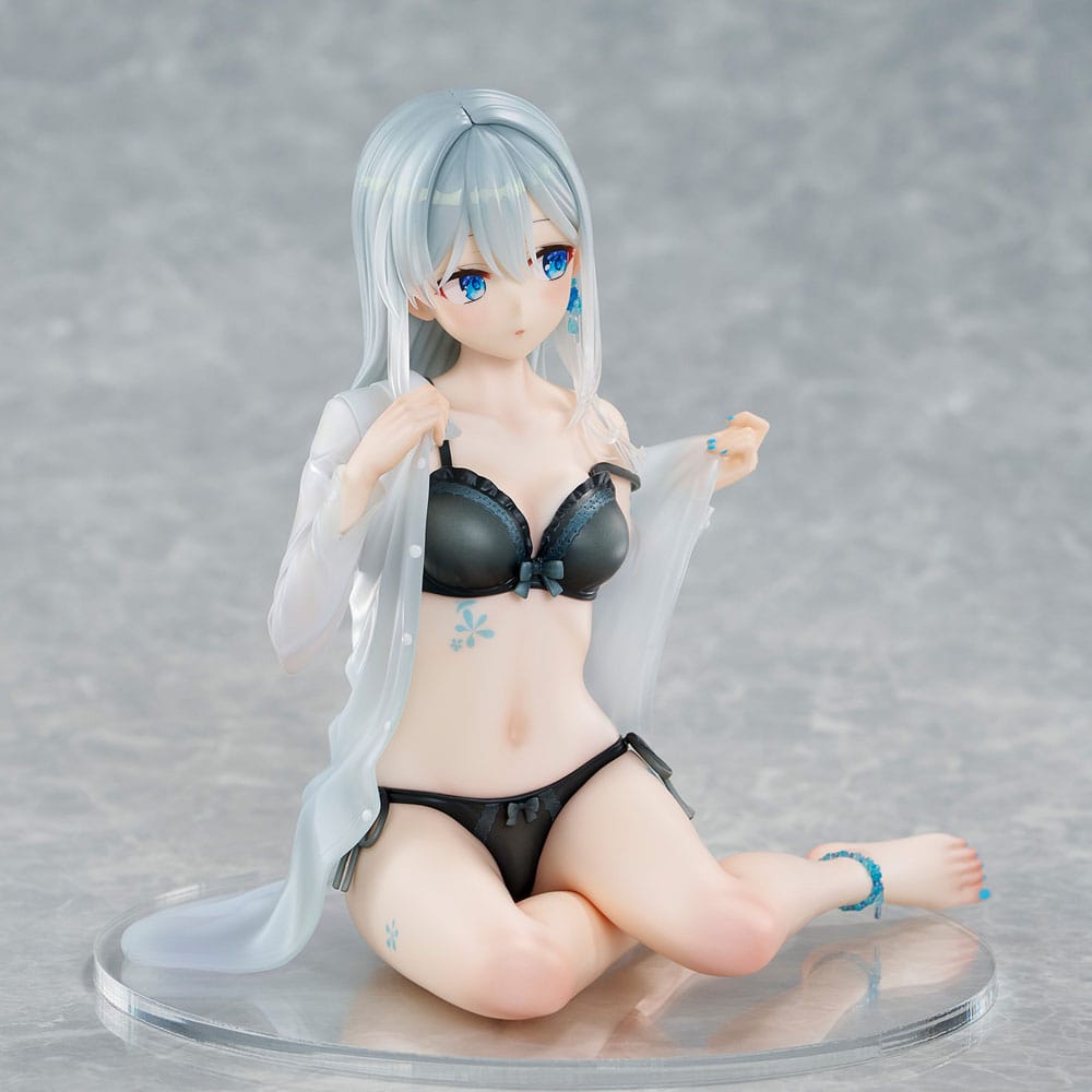 Original Character PVC Statue 1/7 Silver-Haired Girl Sky Blue Morning Special Outfit Ver. by Fuumi Illustration 16 cm - Preorder - ETA: 14.12.2025