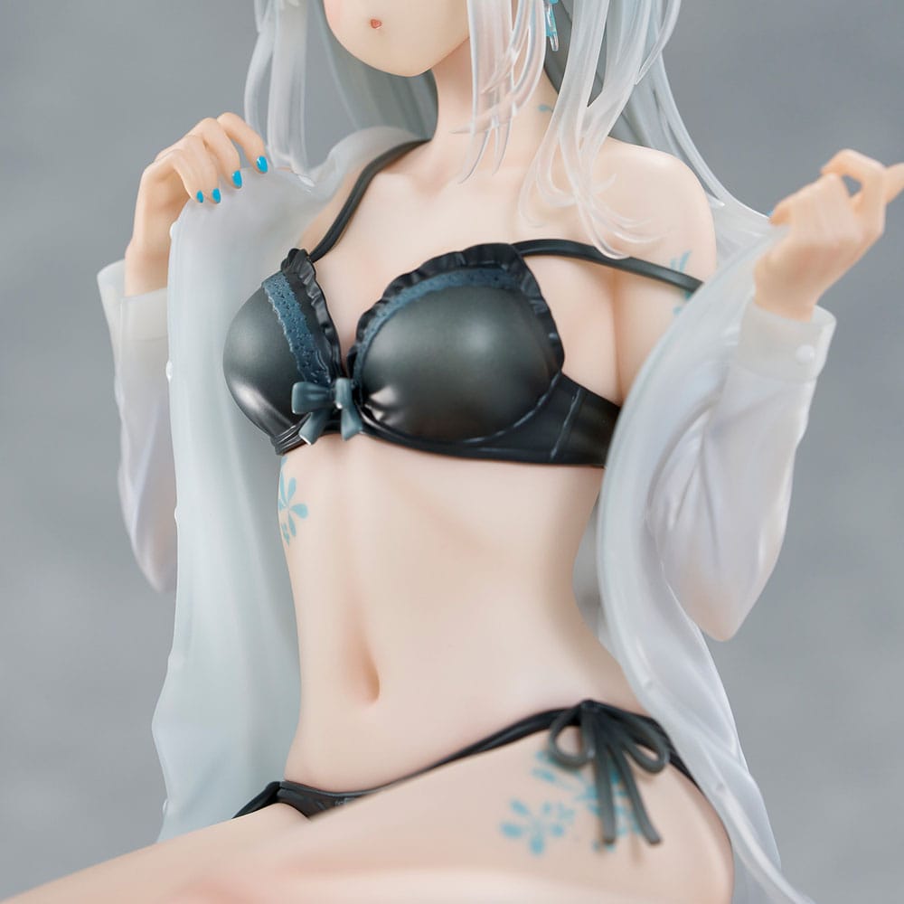 Original Character PVC Statue 1/7 Silver-Haired Girl Sky Blue Morning Special Outfit Ver. by Fuumi Illustration 16 cm - Preorder - ETA: 14.12.2025