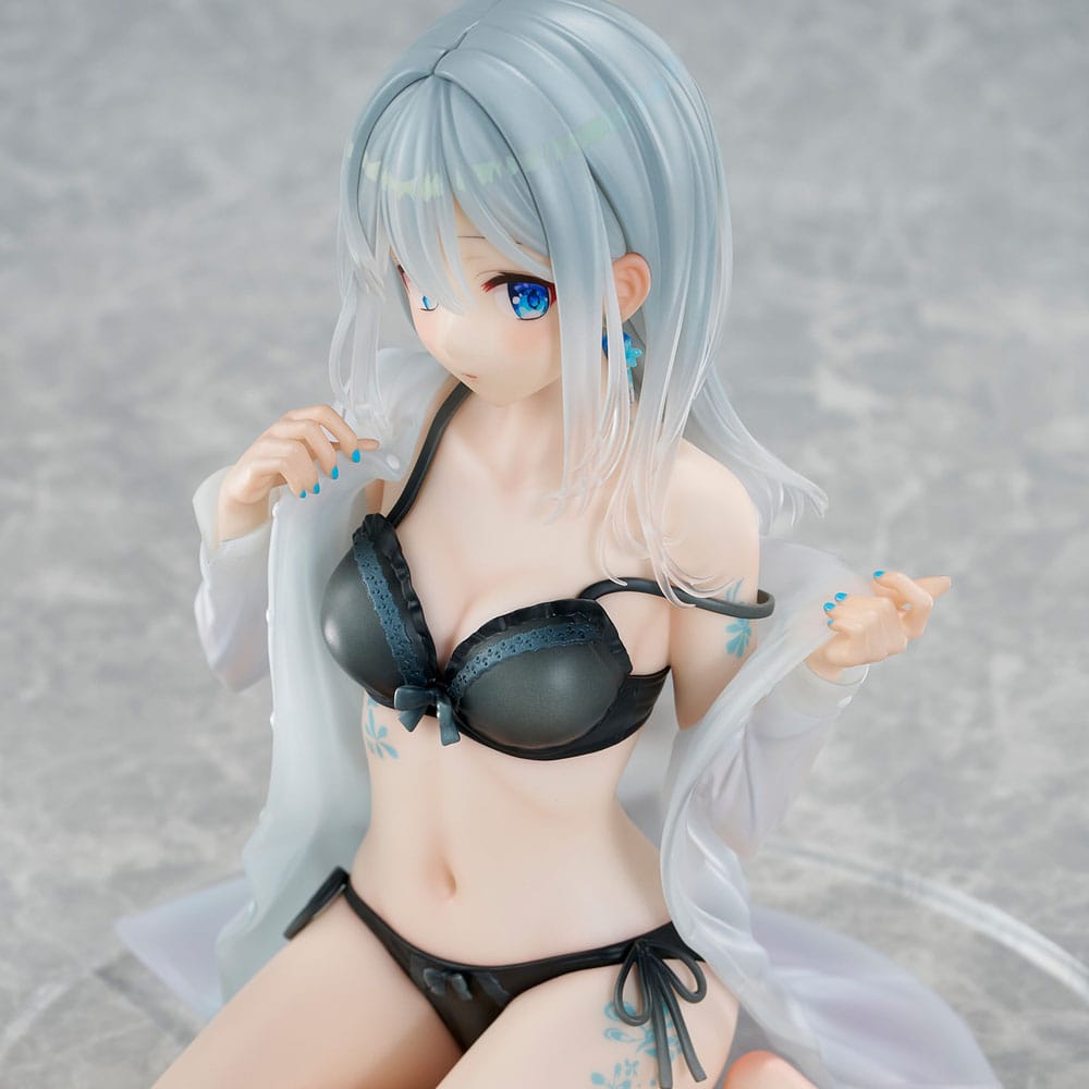 Original Character PVC Statue 1/7 Silver-Haired Girl Sky Blue Morning Special Outfit Ver. by Fuumi Illustration 16 cm - Preorder - ETA: 14.12.2025