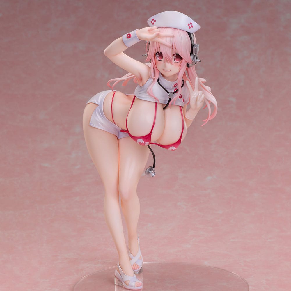 Super Sonico PVC Statue 1/6 Super Sonico Nurse Bikini Ver. 22 cm - Preorder - ETA: 25.06.2026