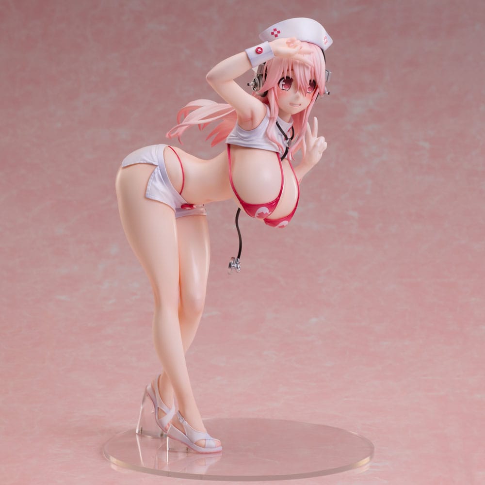 Super Sonico PVC Statue 1/6 Super Sonico Nurse Bikini Ver. 22 cm - Preorder - ETA: 25.06.2026