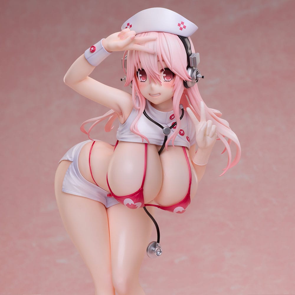 Super Sonico PVC Statue 1/6 Super Sonico Nurse Bikini Ver. 22 cm - Preorder - ETA: 25.06.2026