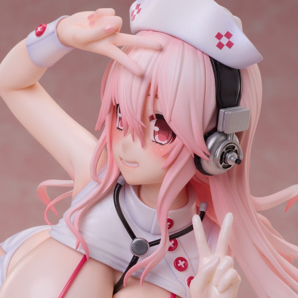 Super Sonico PVC Statue 1/6 Super Sonico Nurse Bikini Ver. 22 cm - Preorder - ETA: 25.06.2026