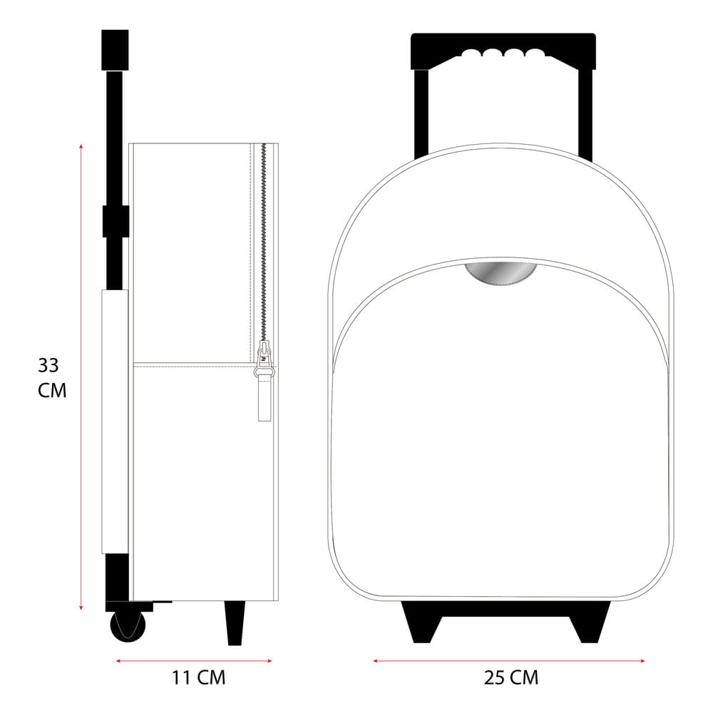 Hello Kitty Rucksack Trolley Follow The Rainbow 33 cm - Versand: 5-7 Tage nach Bestellung