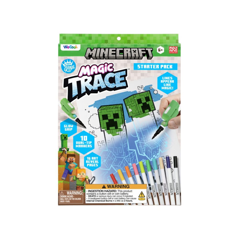 Minecraft Stifte mit unsichtbarer Tinte Magic Trace Starter pack and refills - Versand: 5-7 Tage nach Bestellung