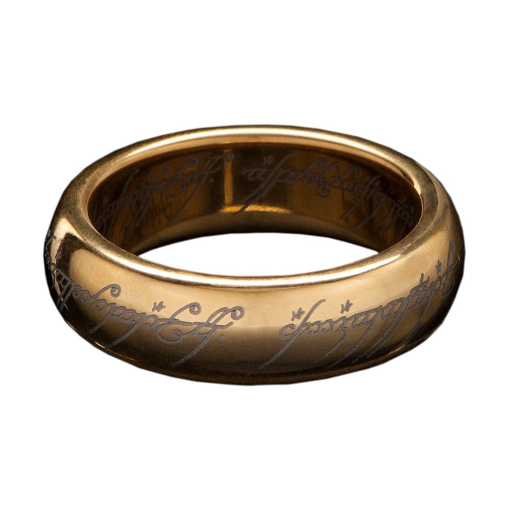 Herr der Ringe Wolfram-Ring Der Eine Ring (vergoldet) Größe 6 - Versand: 5-7 Tage nach Bestellung