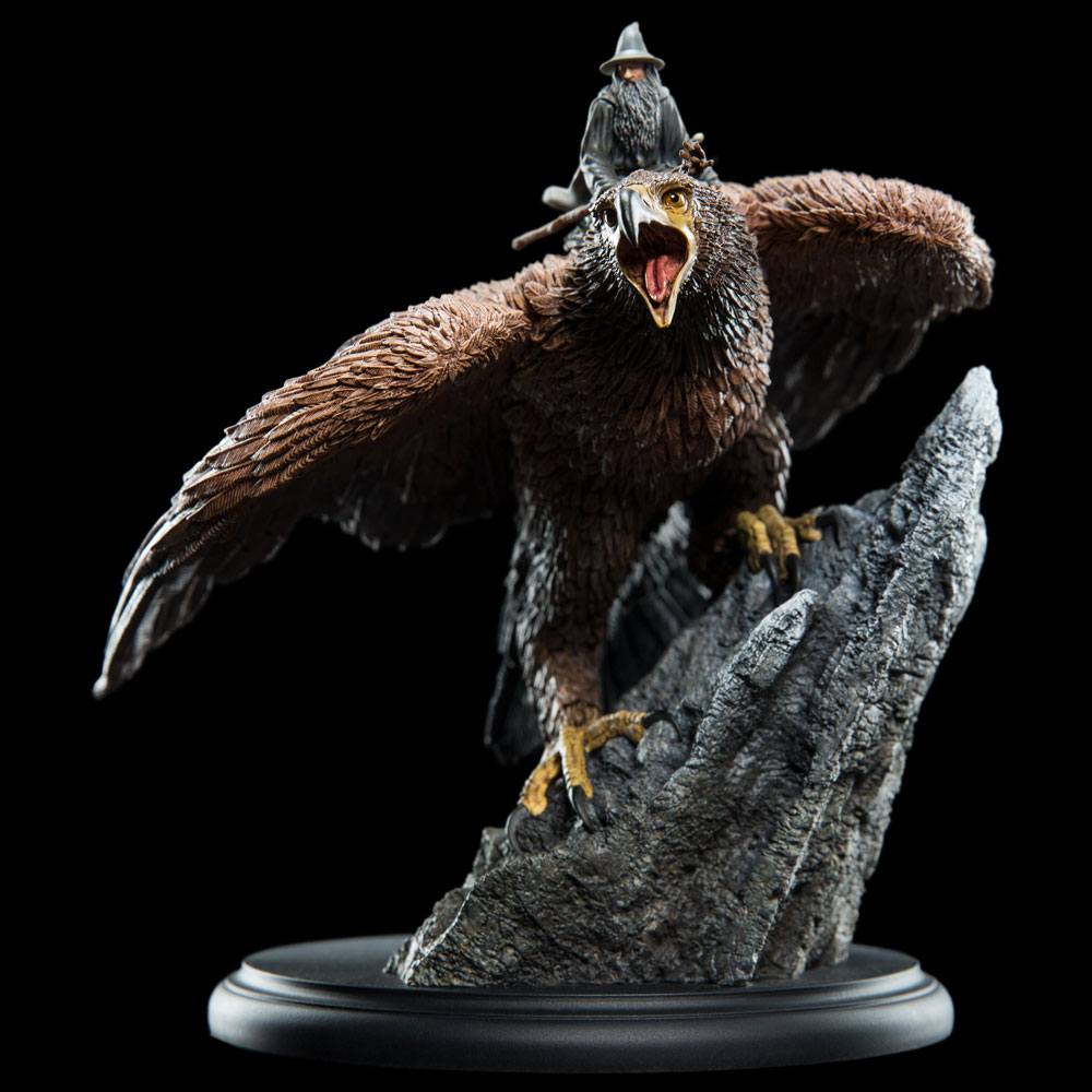 Herr der Ringe Statue Gandalf on Gwaihir 15 cm - Preorder - ETA: 06.09.2025