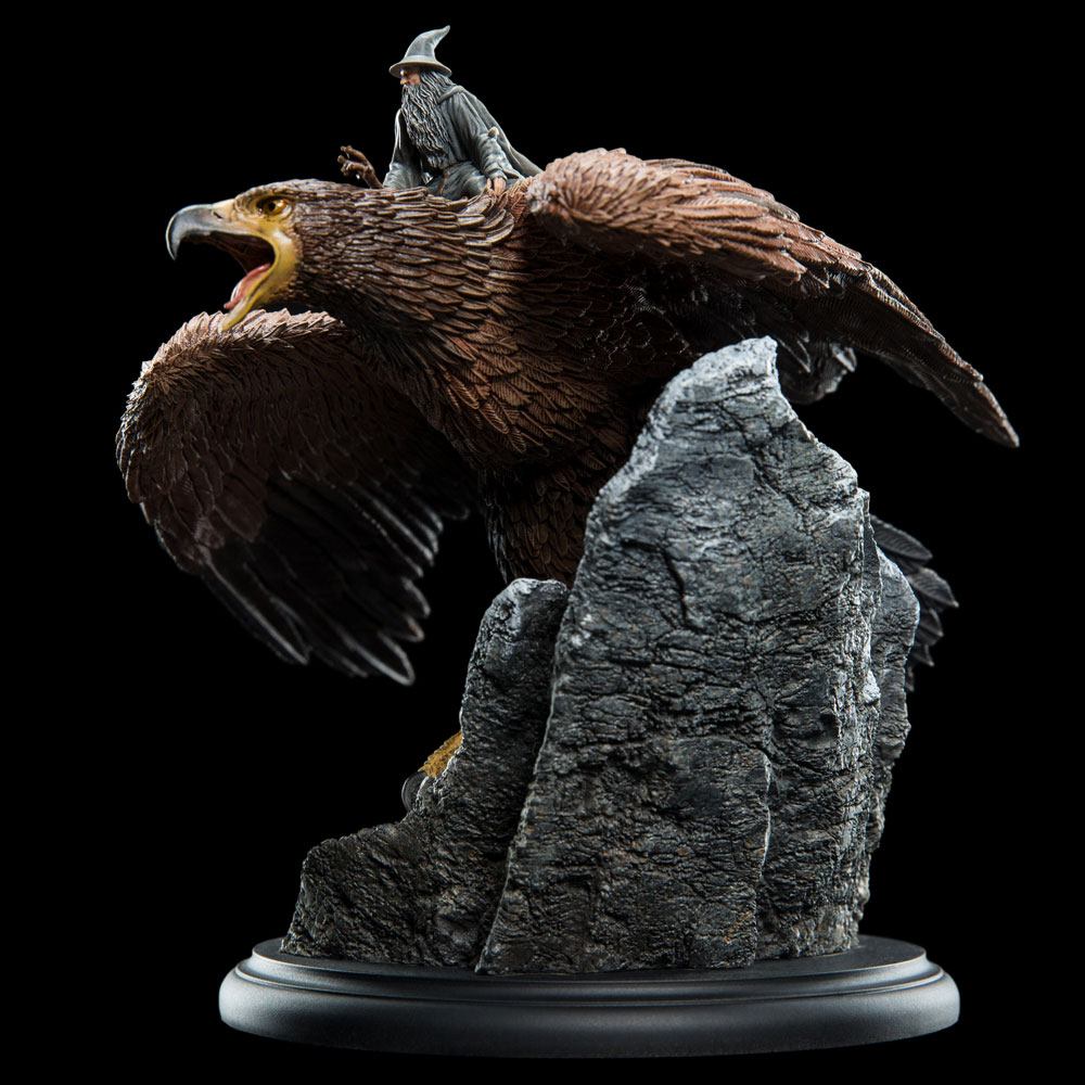 Herr der Ringe Statue Gandalf on Gwaihir 15 cm - Preorder - ETA: 06.09.2025