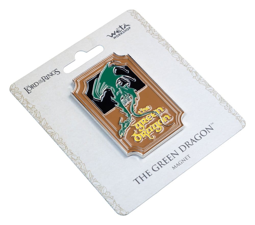 Herr der Ringe Magnet The Green Dragon (Enamel) 7 cm - Versand: 7 Tage nach Bestellung