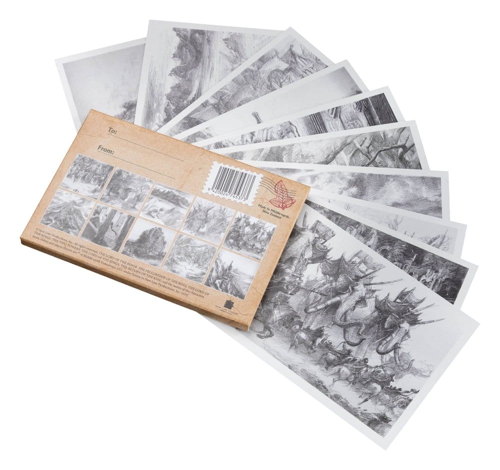 Herr der Ringe Postkarten Set Concept Art by Alan Lee: The Lord of the Rings 15 x 12 cm - Preorder - ETA: 13.06.2026
