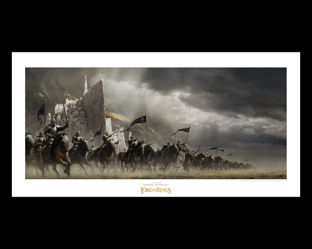 Herr der Ringe Kunstdruck Faramir's Charge 59 x 30 cm - Preorder - ETA: 30.07.2026