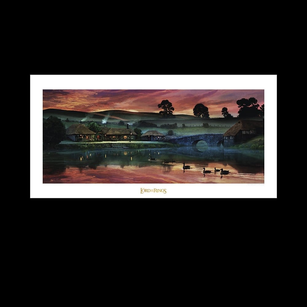 Herr der Ringe Kunstdruck Return to the Green Dragon Inn 59 x 42 cm - Preorder - ETA: 08.08.2026