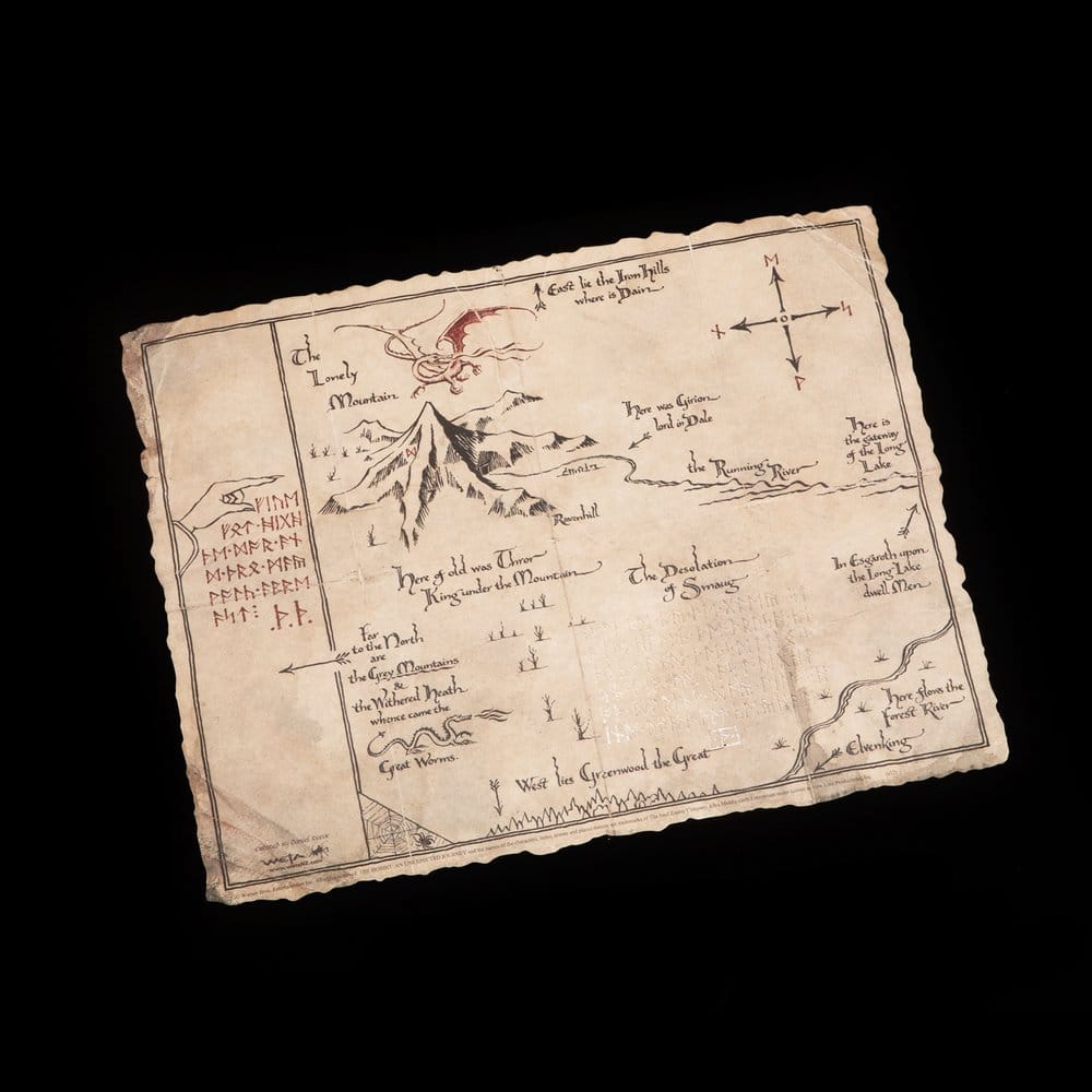 Der Hobbit Kunstdruck Thorin's Map 40 x 30 cm - Versand: 7 Tage nach Bestellung