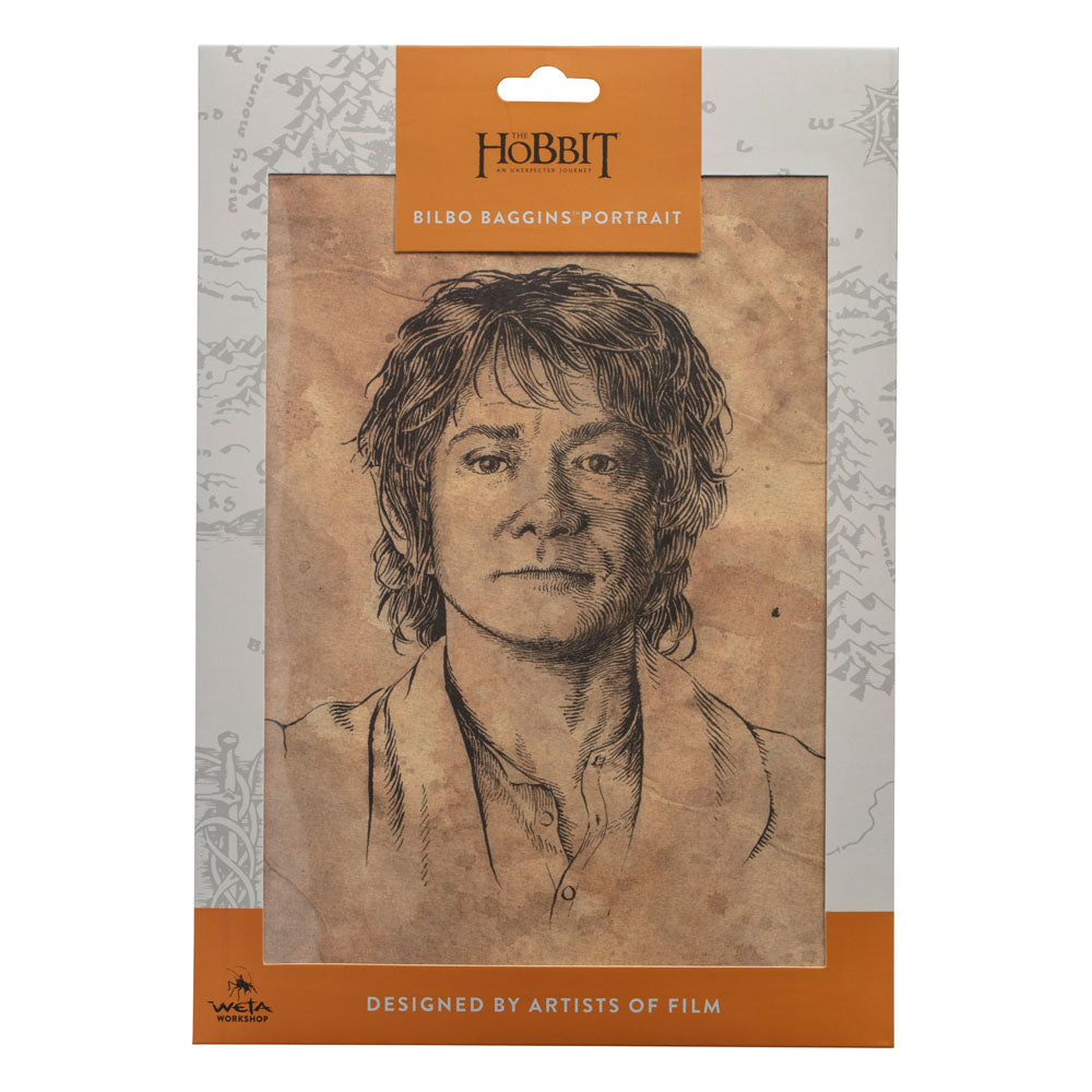 Der Hobbit Kunstdruck Portrait of Bilbo Baggins 21 x 28 cm - Preorder - ETA: 30.09.2025