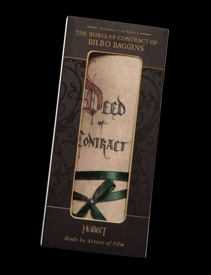Der Hobbit Mini Replik Bilbo´s Vertrag - Preorder - ETA: 21.09.2025