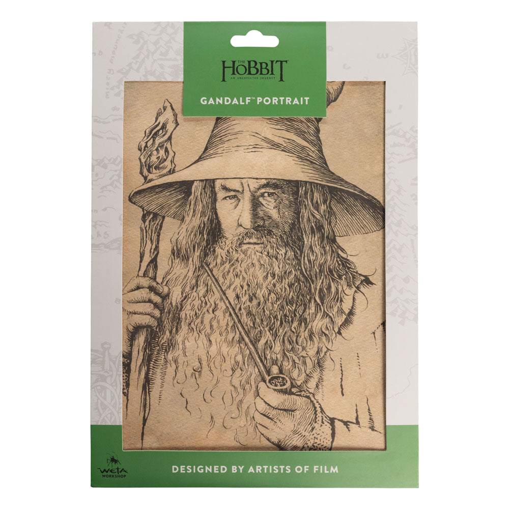 Der Hobbit Kunstdruck Portrait of Gandalf the Grey 21 x 28 cm - Preorder - ETA: 30.09.2025