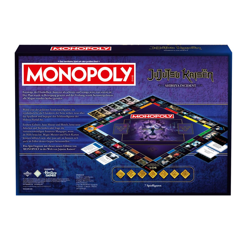 Monopoly Brettspiel Jujutsu Kaisen Season 2 *Deutsche Version* - Preorder - ETA: 25.11.2025