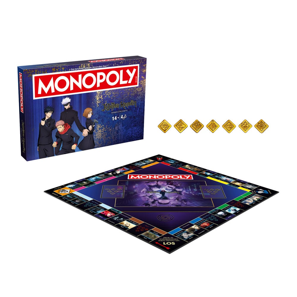 Monopoly Brettspiel Jujutsu Kaisen Season 2 *Deutsche Version* - Preorder - ETA: 25.11.2025
